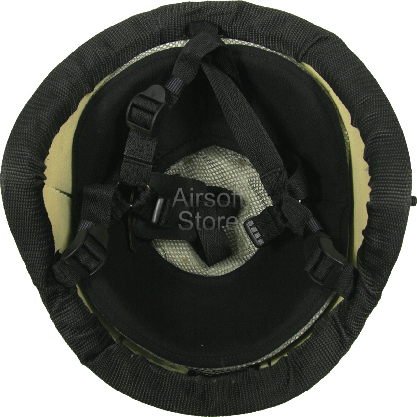 Шлем ЛШЗ-2ДТ без забрала (Gear Craft) (Black