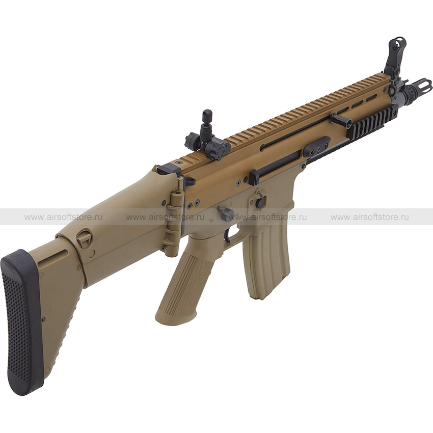 Модель автомата (Cyma) CM063TN SCAR-L (Тан) - Страйкбольный 