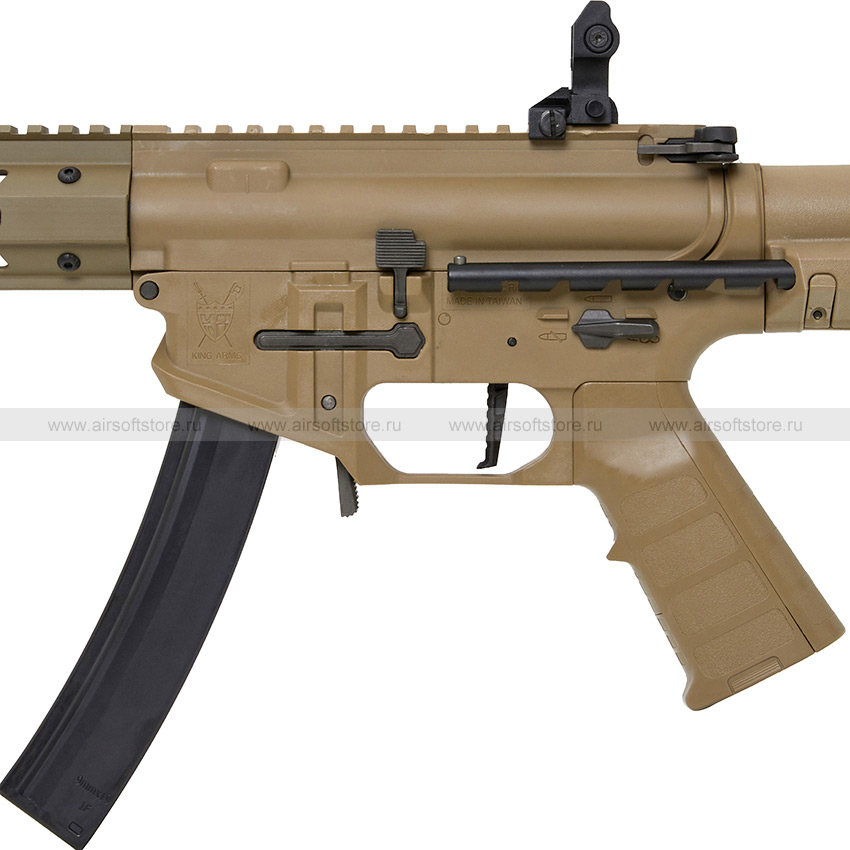 キングアームズ　9mm PDW M-Lok PDW 9mm SBR M-LOK - Grey\u0026Red \u2013 King Arms Store