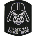 Патч "Come to dark side", 5.7 x 7.7 см
