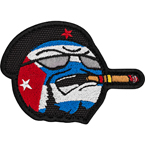 Патч "Countryball Куба", 8.5 x 5.9 см