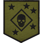 Патч "MARSOC Marine Raiders", олива, 8.4 x 9.9 см