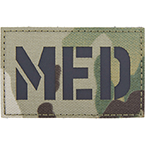 Патч "MED", кордура, 8 x 5 см (Call Sign Patch) (Multicam)