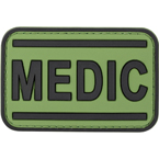 Патч "Medic", ПВХ, олива, 6.9 x 4.5 см