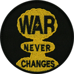 Патч "War never changes", диаметр 8 см