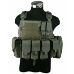 Жилет Pantac Strike Plate с подсумками (Ranger green, Medium)