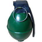 Граната учебная пластиковая M26 с горохом