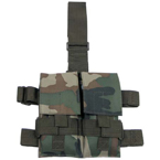 Платформа на бедро с подсумками для магазинов M4/M16 MFH (Woodland)