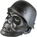Защитная маска "Зомби" (Black-Silver)