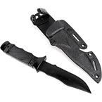 Нож тренировочный M37 с ножнами (резиновый) (Black)