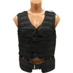 Разгрузочный жилет MOLLE с поясом, версия 2 (Black)
