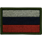 Патч "Триколор РФ", защитный, 6 x 4 см