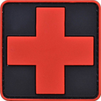 Патч "Медик", ПВХ, тёмный, 5.8 x 5.8 см