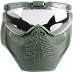 Тактические очки-маска с вентилятором Scott III Style (Olive) (брак)