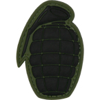 Патч "Граната", ПВХ, 4.3 x 6.5 см