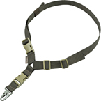 Одноточечный оружейный ремень с фастексом для сброса (жесткий) (WARTECH) (Olive)