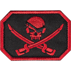 Патч "Роджер", красный, 7.3 x 5 см