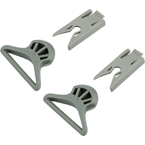 Клипсы для крепления очков на шлеме (поворотные) (Olive)