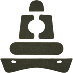 Набор наклеек велкро для шлема