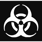 Трафарет для покраски магазинов "Biohazard" (Airsoft Store)