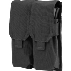 Подсумок с клапаном для АК (двойной) (Ars Arma) (Black)