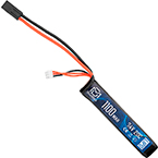 Аккумулятор 7.4V 1100mAh 20C AK-type (LiPo) (BlueMAX) (Mini Tamiya)