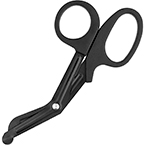 Атравматические ножницы, длина 187 мм (Black)