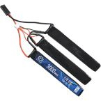 Аккумулятор 11.1V 3000mAh 20C CQB (LiPo) (BlueMAX) (Mini Tamiya)