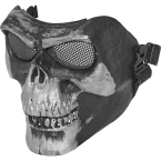 Защитная маска "Череп" G2 (Black-Silver)