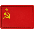 Патч "Флаг СССР", ПВХ, красный, 8 x 5 см