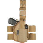 Кобура набедренная под ПЯ и Глок, с карманом (Viking Gear) (Coyote)