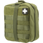 Отрывной медицинский подсумок "First Aid", большой (Olive)