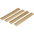 Мягкие накладки на RIS-цевье, 4 шт (SHS) (R058-DE) (Dark Earth)