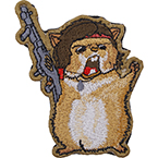 Патч "Хомяк Рэмбо", 7.2 x 9.5 см