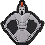 Патч "Спартанец воин", ПВХ, 7 x 7 см