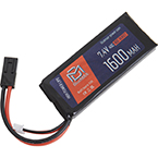 Аккумулятор 7.4V 1600mAh 40C Mini-type (LiPo) (BlueMAX) (Mini Tamiya)
