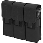 Подсумок с клапаном для АК (тройной) LC (Ars Arma) (Black)