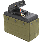 Магазин электрический (BullGear) для M249 2700ш (со вставкой) (Olive)