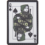 Патч "Пиковая дама (оператор)", 6 x 8.5 см