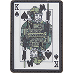 Патч "Пиковый король (оператор)", 6 x 8.5 см