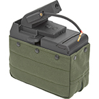 Магазин электрический (BullGear) для M249 2400ш (универсальный, автоматический) (Olive)