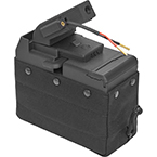 Магазин электрический (BullGear) для M249 2400ш (универсальный, автоматический) (Black)