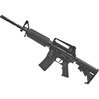 Модель автомата (Double Bell) M4A1, пластик (061A) (Black)