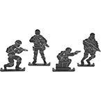 Набор мишеней для стрельбы "Солдатики", металл