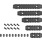 Набор планок RIS для M-LOK, 5 шт (Double Bell) (TP053) (Black)