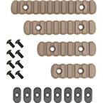 Набор планок RIS для MOE M-LOK, 4 шт (Double Bell) (HM0329) (Tan)