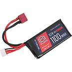 Аккумулятор 11.1V 1100mAh 30C Mini-type (LiPo) (BlueMAX) (Т-коннектор)
