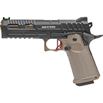 Модель пистолета (KJW) KP-19S металл (Green Gas) (Black-Tan)